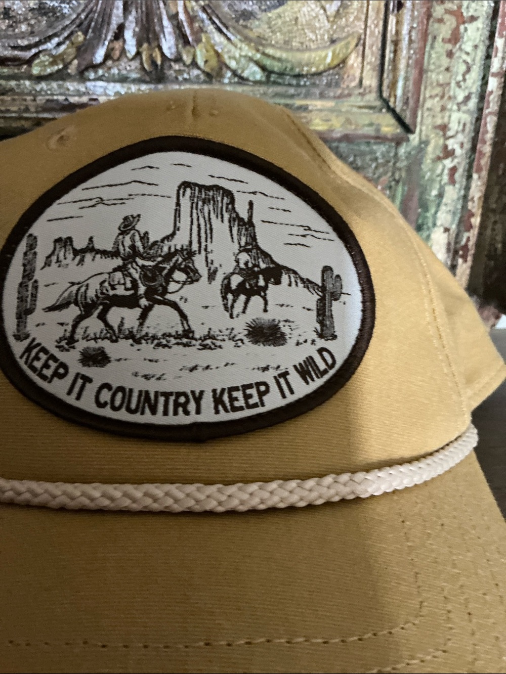 MAD Engine Rope-Detail Western Patch Hat - Picture 4 of 7